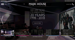 Desktop Screenshot of majikhouse.com